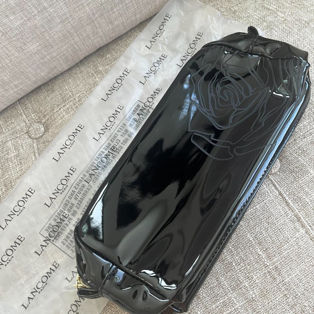 Lancome Cosmetics Travel Bag/Bags- Black